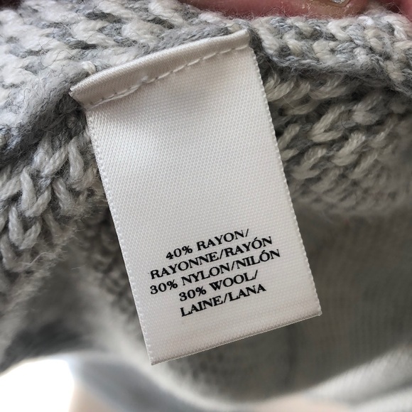 Ann Taylor long gray cardigan wool blend medium - Picture 5 of 6